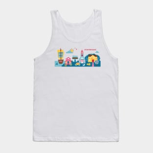 You Are Here, Maine Seaside Tank Top